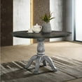 thumbnail image 6 of Roundhill Furniture Iris Round Pedestal Wood Dining Table, 6 of 6