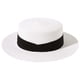 thumbnail image 2 of Sombrero Lanzom, plegable, ala ancha, diseño de barco de paja, color blanco, talla M, 2 of 6