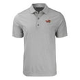 thumbnail image 2 of Men's Cutter & Buck  Heather Gray Illinois State Redbirds Big & Tall Forge Eco Stripe Stretch Recycled Polo, 2 of 3