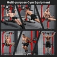 thumbnail image 5 of SogesPower Power Tower Dip Station Pull up Bar Stand with Adjustable Height, Multifuctional Training Equipment for Home Gym, 5 of 11