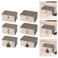 thumbnail image 2 of Sturdy Metal Locking Container for Valuables Desk Accessories Office Home Decoration Storage, 2 of 10
