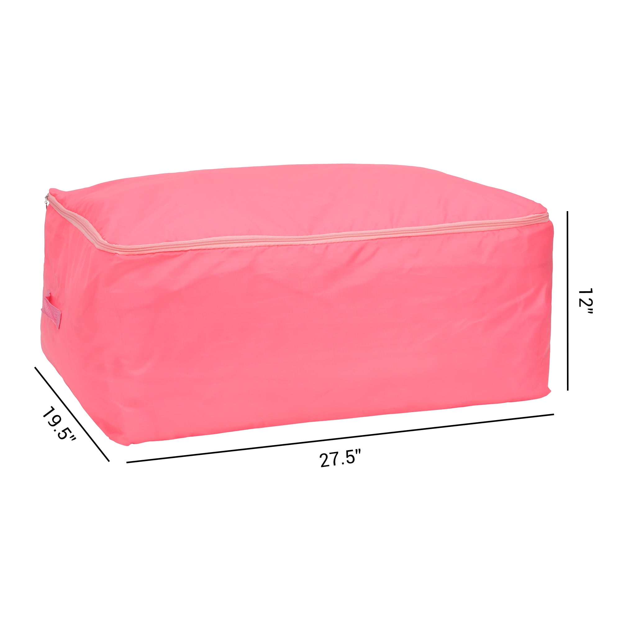 Unique Bargains 1 Pack Clothes Storage Bags Moving Bags Pink 27.5*19.5*12in