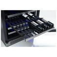 thumbnail image 2 of Zephyr Presrv 24 Inch 45 Bottle Capacity Dual Zone Wine Cooler, Stainless Steel, 2 of 7