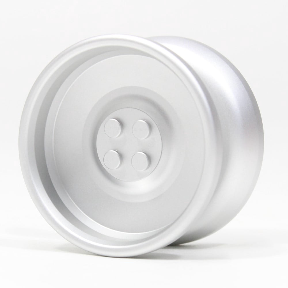 TOP YO Block Yo-Yo - 6061 AL Monometal YoYo (Silver)