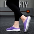 thumbnail image 6 of NOKIO Orthopedic Slip-On Sneakers for Women Soft Woven Breathable Walking Shoes Foam Arch Support Hands-Free Slip-In Comfortable Casual Design, 6 of 8