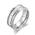 thumbnail image 6 of Matte 8mm Titanium Steel Mens Ring Men Wedding Band Man Ring, 6 of 6