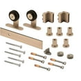 thumbnail image 1 of Prime-Line 5972120 Steel Barn Door Hanger Kit, Satin Nickel, 1 of 1