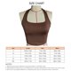thumbnail image 2 of Camisa básica con cuello halter,Top halter sin mangas para mujer Top halter sin espalda Top halter con cuello redondo Características principales de clase, 2 of 3