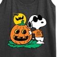 thumbnail image 3 of Peanuts - Joe Cool Pumpkin - Women's Racerback Tank Top, 3 of 6