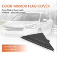 thumbnail image 4 of Car Left Door Mirror Flag Cover for FIAT 500 12-19 1SJ85KX7AA, 4 of 5