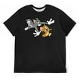 thumbnail image 5 of Tom And Jerry T-Shirts for Men Women, Funny Novelty Tee for Adults, Fashion 3D Print Short Sleeve, Unisex Casual Crew Neck Tee, 5 of 8