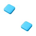 thumbnail image 2 of Maoww Pill Case 2 Grids Cute Dust Proof Daily Pills Organizer Box Portable Container Cases Dispenser Office for Purse Bags Blue 2Set, 2 of 6