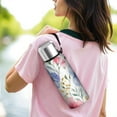 thumbnail image 6 of 20 Oz Watercolor Floral Pattern Coffee Tumbler Double Wall Insulated Stainless Steel Water Bottle | Metal Reusable Thermoses Flask with Cup Cap | Leak & Sweat Proof with Anti-Dust Lid, 6 of 7