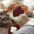 thumbnail image 1 of Hilo de Lana Fina, Fibra de Tejer Suave, Hilo para Crochet con Textura Medio Gruesa para Bufandas, Gorros, Ropa de Bebé y Suéteres., 1 of 6