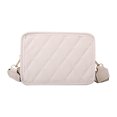 thumbnail image 1 of Bolso Cruzado para Cámara Con Hombro PU Con Hilo Bordado Rombos Moderno Y Versátil 5127 (blanco), 1 of 8