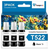 T522 Refill Ink Bottle Black Replacement for T522 Ink Compatible for ET-2803 ET-2800 ET-2720 ET-4800 Printer