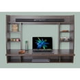 thumbnail image 4 of Wall Mount Laptop Office Desk with Shelves, 4 of 6