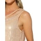 thumbnail image 5 of TOP DE LENTEJUELAS SIN MANGAS CON CUELLO DE COWL PARA MUJERES INSPIRE CHIC XL ALBARICOQUE, 5 of 6