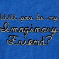 thumbnail image 2 of CafePress - Will You Be My Imaginary Friend Baby Football Body - Cute Infant Baby Football Bodysuit, 2 of 3