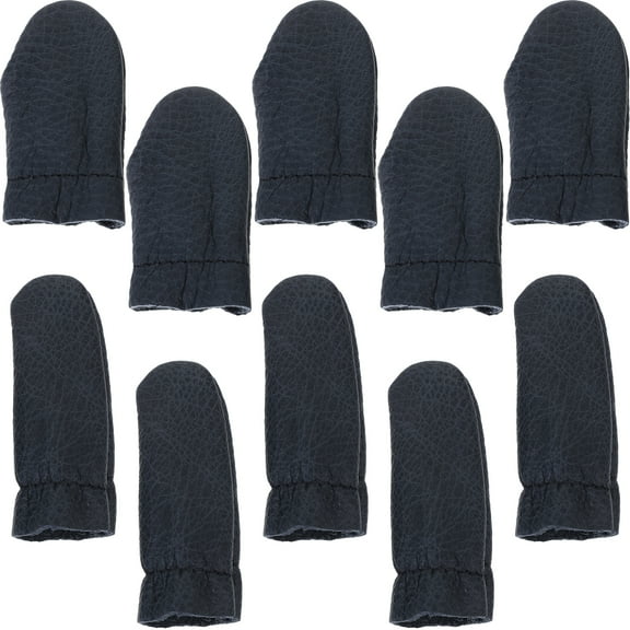 30 Pcs PU Leather Thimble Finger Protectors Practical DIY Felting Crafts Finger Cots