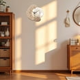 thumbnail image 4 of Unique Moon Clock 14 Inch Modern Decorative Wall Clocks Battery Operated Wooden Wall Clock for Bathroom Bedroom Living Room Silent Non-Ticking, 4 of 7
