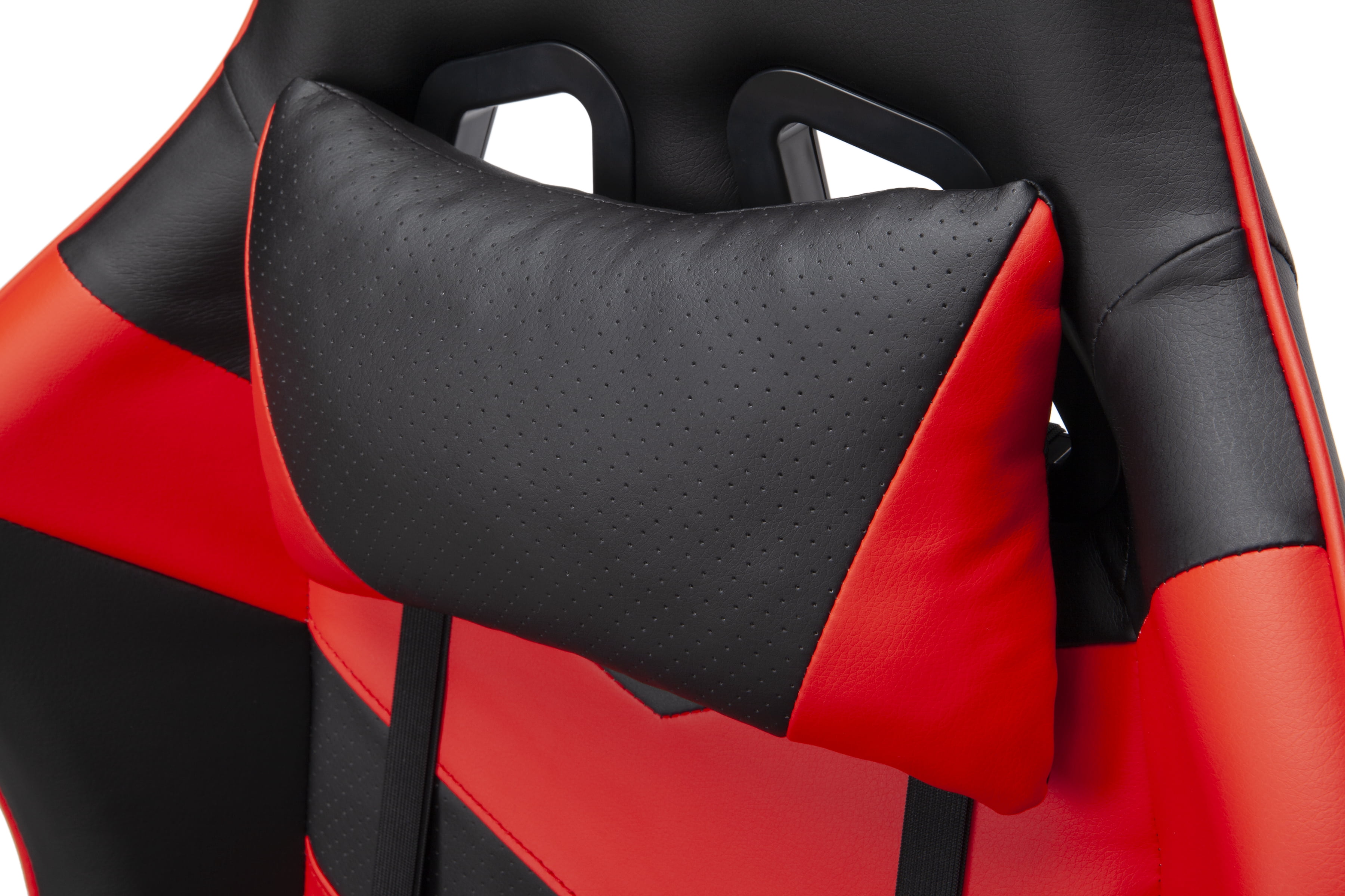 OFM Essentials Collection High Back PU Leather Gaming Chair, in Red (ESS-6075-RED)