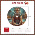 thumbnail image 2 of Defioc Pond Meditating Tiger for Christmas Tree Skirt Snowman Xmas Tree Skirt Farmhouse Christmas Decorations Tree Mat for Holiday Party Decor-30", 2 of 6