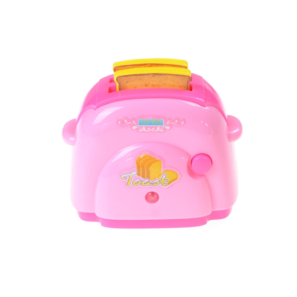 Baby Mini Bread Toaster with Light Classic Toys Pretend Play Kitchen Toy Ze 