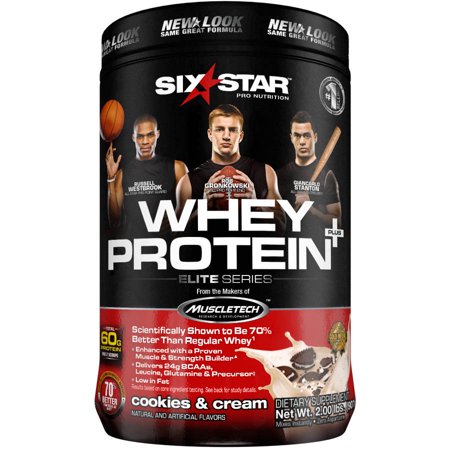 Six Star Pro Nutrition Whey Protein Plus Cookies & Cream, 2 lb