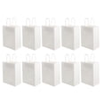 thumbnail image 1 of Miangastore Goodie Bags White Paper With Handle Design 10Pcs 11In X 9.8In X 5.1In, 1 of 9