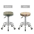 thumbnail image 5 of Bingfone Mushroom Padded Round Bar Stool Cover Cushion with Elastic Fabric Round Chair Seat - Mushroom, 5 of 7
