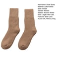 thumbnail image 7 of Naierhg Thermal socks 1 Pair Mid-Tube Ribbed Cuffs High Elasticity Women Socks Winter Solid Color Thickened Fleece Lining Snow Socks Grey, 7 of 7