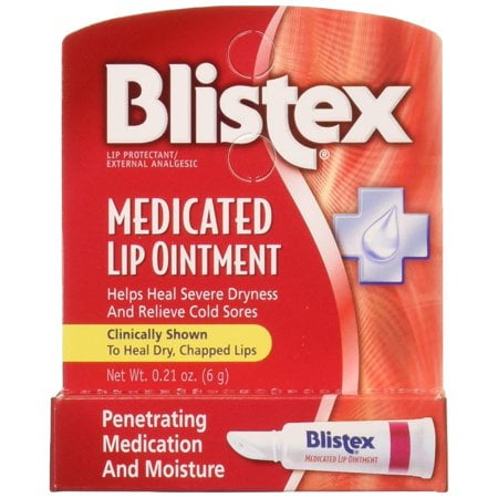 Blistex Onguent pour les Lèvres Médicamenteux 0.21 Oz (6g) (Lot de 24)