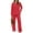 Red, variant on 2 Piece Outfits for Women Long Sleeve Sweatsuit and Wide Leg Tracksuit Ladies Fall Cozy Lounge Sets