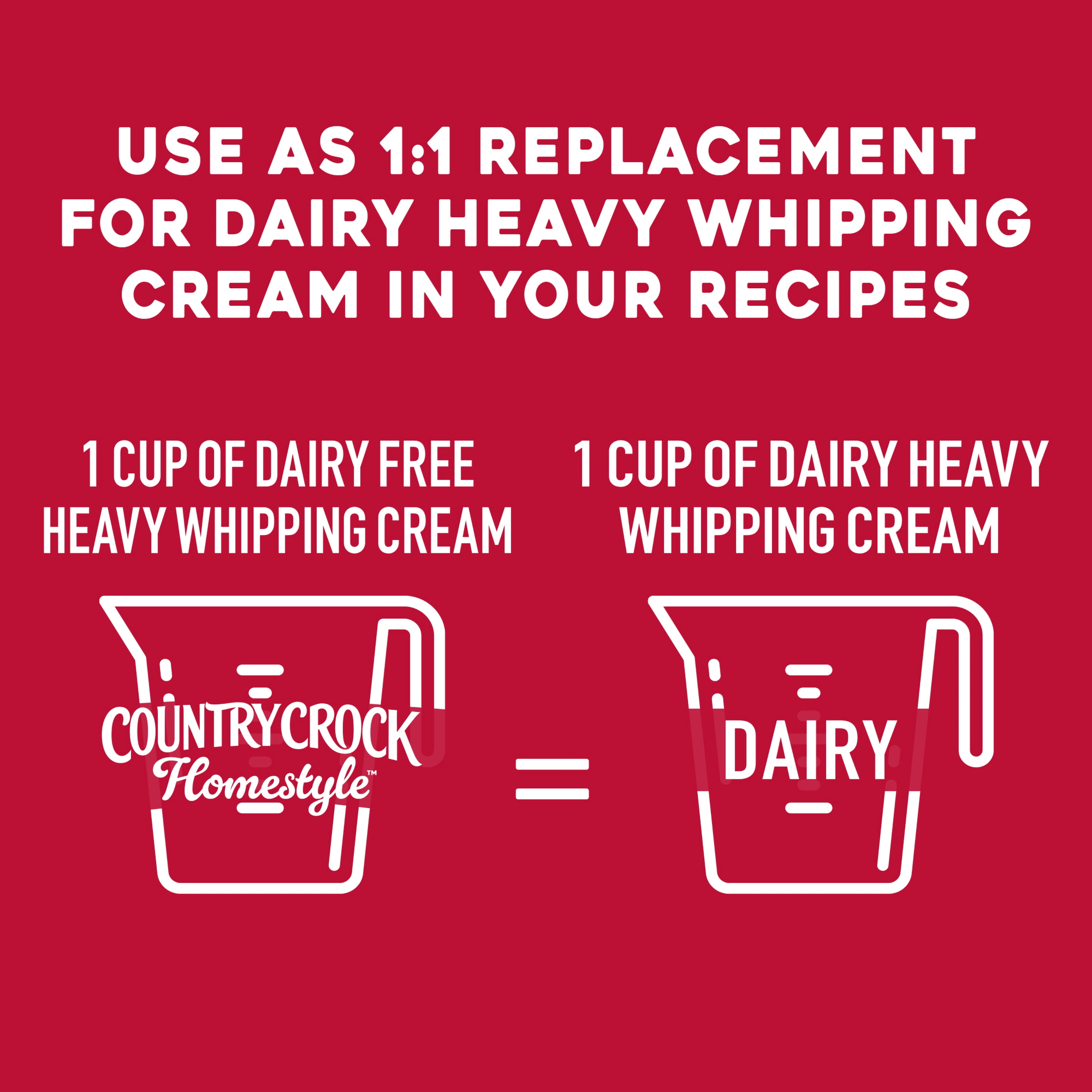 Country Crock Homestyle™ Dairy Free Heavy Whipping Cream (Refrigerated)