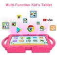 thumbnail image 3 of Tablet Android 12 Kids Tablet 7 inch with over $130 Value of IWAWA Education APP,32GB Toddler Tablet for Kids Eyes Protection IPS Screen,Pink, 3 of 7