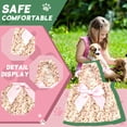 thumbnail image 4 of GASTROPOD Dog Dresses for Small Dogs Girl,Polyester Fiber Printed Everyday Dress Small Dog Clothes,Adorable and Lively Look with Flower Dog Dress,Pink,M, 4 of 7
