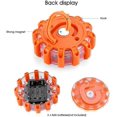 thumbnail image 4 of Evolutionary Led Road Flares, Emergency Lights For Safety Beacon, Flashing Warning Flare With Magnetic Base & Hook, Waterproof Crushproof | 9 Emergency Flashing Modes (Batteries Not Provided), 4 of 5
