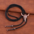 thumbnail image 2 of Lazos de oro para los hombres American Cowboy Moda Bolo Ajustable Accesorios de prendas de vestir de estilo occidental Lazo Ideal Regalo en bolsas Paquete Red Metal kenally  AP004546-01, 2 of 6