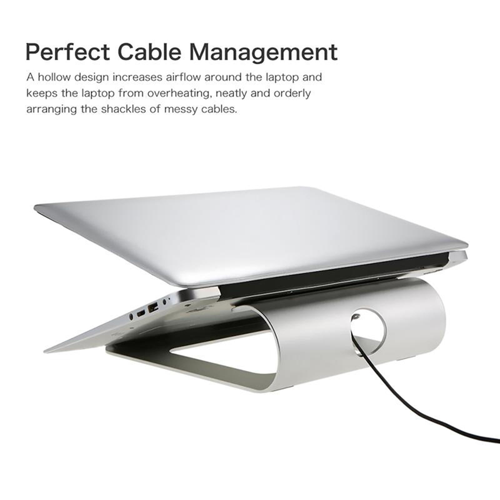 LeeQinersw Laptop Holder Mount Desktop - Fits up to 15 inches Laptop Desk, for Notebook, Tablet, Laptop Stand