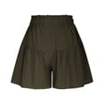 thumbnail image 5 of Dxzfnsa Womens Lightweight Shorts Casual Baggy Trendy Hot Pants Elastic Waist Drawstring Comfy Shorts S-3XL, 5 of 8