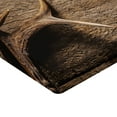 thumbnail image 2 of Ambesonne Antlers Fitted Sheet, Wooden Deer Rustic Antler, Twin XL Size, Umber, 2 of 3