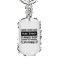 thumbnail image 5 of It Makes Them Possible Stainless Steel or 18k Gold Premium Swivel Dog Tag Keychain, 5 of 15