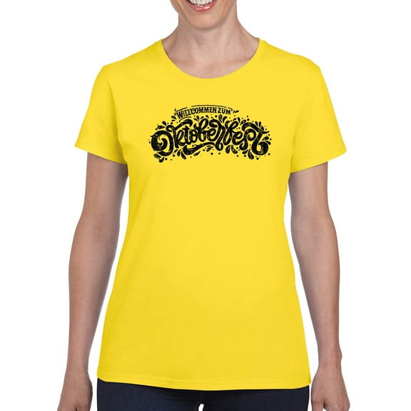 Oktoberfest Splash Banner T-Shirt Women -Image by Shutterstock, Female 3X-Large