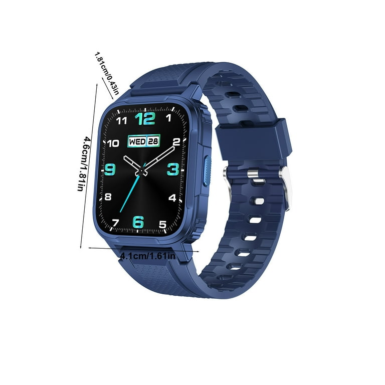 Holloyiver Smart Watch for Men with Bluetooth Call Waterproof Fitness Tracker Watch with Heart Rate Sleep Monitor 20 Sports Modes Swimming Pedometer 1.95 Smartwatch for Cellphones Walmart