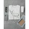 thumbnail image 3 of Sketch Of White Deer Tee Men's -Image by Shutterstock, 3 of 4