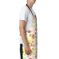 thumbnail image 3 of Pofeuu Insects In Plants Print Waterproof Apron with Pockets Adjustable Cooking Aprons Kitchen Bib for Baking Household Cleaning, 3 of 8