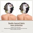 Bad Dog Border Collie Adult's Satin Sleeping Cap Adjustable Elastic