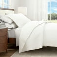 thumbnail image 6 of Great Bay Home Detailed Channel Stitch Microfiber All-Season Quilt Set With Shams (Twin, White), 6 of 6
