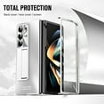 thumbnail image 4 of Dteck Case for Samsung Galaxy Z Fold 6,Luxury Case Built-in Front Screen Protector Shockproof Stand Cover for Galaxy Z Fold 6 5G,Silver, 4 of 7